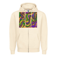 Sandshell mardi gras tumbler Zipper Hoodie - RanaPortraitStore