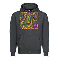 Smoke mardi gras tumbler Zipper Hoodie - RanaPortraitStore