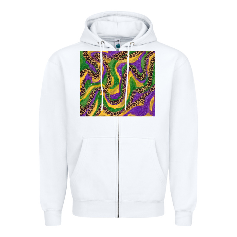 Mardi Gras Tumbler Zipper Hoodie by RanaPortraitStore | Teevron