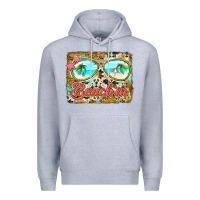 Heather Grey beach'in sunglasses Premium Hoodie - Jasminsmagicworld
