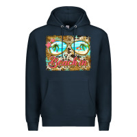 Navy beach'in sunglasses Premium Hoodie - Jasminsmagicworld