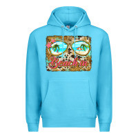 Ocean Blue beach'in sunglasses Premium Hoodie - Jasminsmagicworld