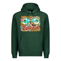 Sports Green beach'in sunglasses Premium Hoodie - Jasminsmagicworld
