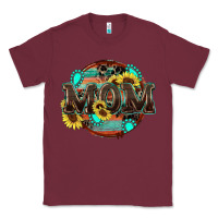 Burgundy western mom Classic Tee - Zillion Design Studio