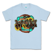 Dusty Blue western mom Classic Tee - Zillion Design Studio