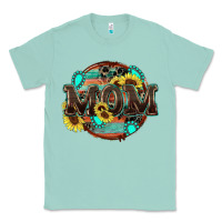 Seafoam western mom Classic Tee - Zillion Design Studio