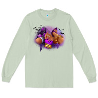 Matcha Halloween sneaker and heel afro woman Long Sleeve Tee - RanaPortraitStore