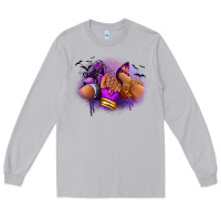 Moon Dust Halloween sneaker and heel afro woman Long Sleeve Tee - RanaPortraitStore