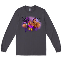 Smoke Halloween sneaker and heel afro woman Long Sleeve Tee - RanaPortraitStore