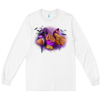 White Halloween sneaker and heel afro woman Long Sleeve Tee - RanaPortraitStore