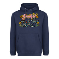 Navy beautiful crazy Heavyweight Hoodie - CowhideDigitalArt
