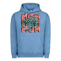 Pigment Pebble Blue cheer mom Urban Hoodie - MaliasSmallBusiness