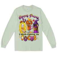 Matcha Hocus pocus i need coffee to focus Long Sleeve Tee - RanaPortraitStore