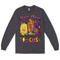 Smoke Hocus pocus i need coffee to focus Long Sleeve Tee - RanaPortraitStore