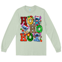 Matcha ho ho ho stitch Long Sleeve Tee - AdoDesignShop