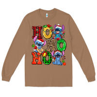 Toasted Coconut ho ho ho stitch Long Sleeve Tee - AdoDesignShop