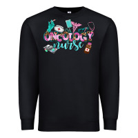 Black oncology nurse Premium Sweatshirt - AdoDesignShop