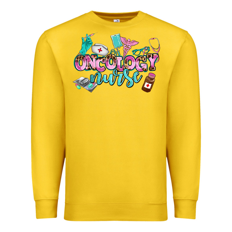 Oncology Nurse Premium Sweatshirt by AdoDesignShop | Teevron