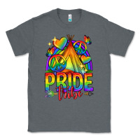 Charcoal Heather pride tribe lgbtq Classic Tee - texasbilliewilder