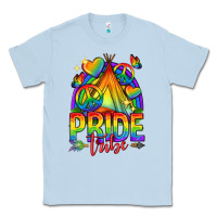Dusty Blue pride tribe lgbtq Classic Tee - texasbilliewilder