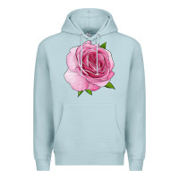 Blue Mist all dressed up rose Premium Hoodie - LillyAllenDesigns