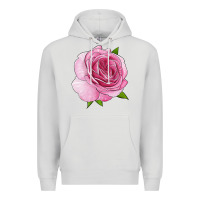 Dove Grey all dressed up rose Premium Hoodie - LillyAllenDesigns