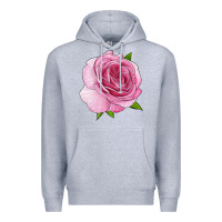 Heather Grey all dressed up rose Premium Hoodie - LillyAllenDesigns