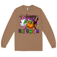 Toasted Coconut Happy Halloween Long Sleeve Tee - RanaPortraitStore