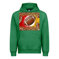 Emerald team color red and gold football Urban Hoodie - MaliasSmallBusiness