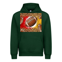 Forest Green team color red and gold football Urban Hoodie - MaliasSmallBusiness
