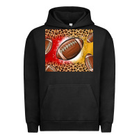 Pigment Black team color red and gold football Urban Hoodie - MaliasSmallBusiness