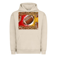 Pigment French Oak team color red and gold football Urban Hoodie - MaliasSmallBusiness