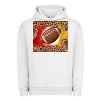 Pigment Lunar Rock team color red and gold football Urban Hoodie - MaliasSmallBusiness