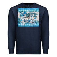 Navy winter vibes gnome Premium Sweatshirt - JahusDesignShop
