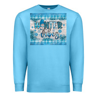 Ocean Blue winter vibes gnome Premium Sweatshirt - JahusDesignShop
