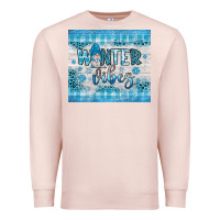 Pale Pink winter vibes gnome Premium Sweatshirt - JahusDesignShop