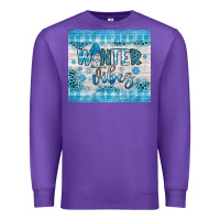 Purple winter vibes gnome Premium Sweatshirt - JahusDesignShop