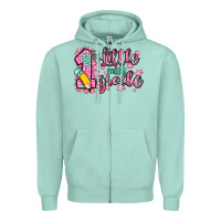 Seafoam little miss 1st grade Zipper Hoodie - Zillion Design Studio