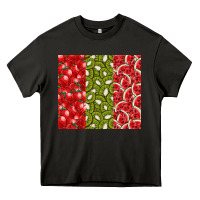 Asphalt summer fruits Heavy Core Tee - CowhideDigitalArt