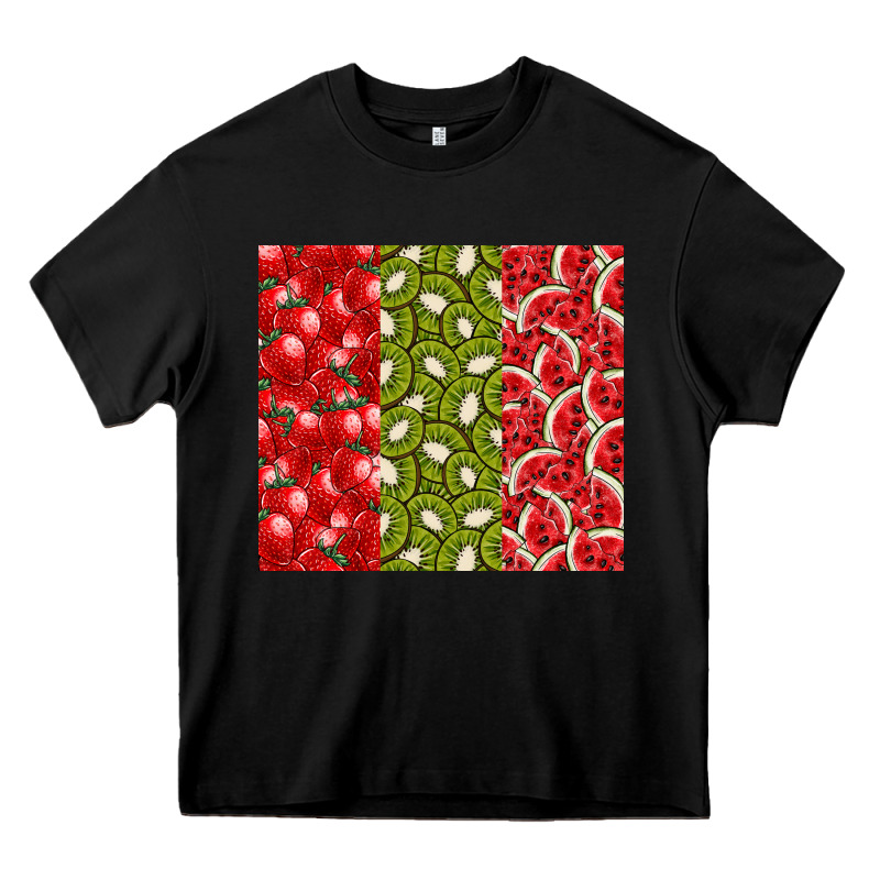 Summer Fruits Heavy Core Tee by CowhideDigitalArt | Teevron
