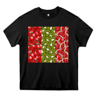 Black summer fruits Heavy Core Tee - CowhideDigitalArt