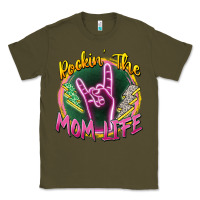 Army Green rockin' the mom life Classic Tee - Zillion Design Studio