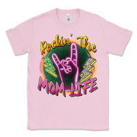 Bubblegum Pink rockin' the mom life Classic Tee - Zillion Design Studio