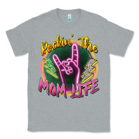 Heather Grey rockin' the mom life Classic Tee - Zillion Design Studio
