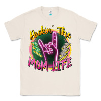 Natural rockin' the mom life Classic Tee - Zillion Design Studio