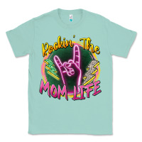 Seafoam rockin' the mom life Classic Tee - Zillion Design Studio