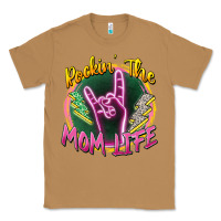 Toasted Coconut rockin' the mom life Classic Tee - Zillion Design Studio