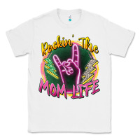 White rockin' the mom life Classic Tee - Zillion Design Studio