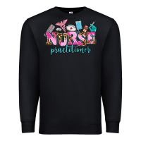 Black nurse practitioner Premium Sweatshirt - AdoDesignShop