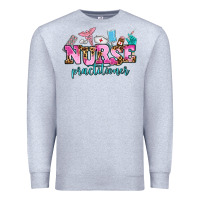 Heather Grey nurse practitioner Premium Sweatshirt - AdoDesignShop